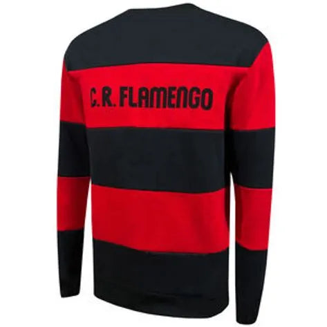 Casaco Flamengo Moletom Aberto 1981 Liga Retrô