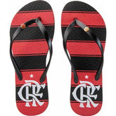 Chinelo Flamengo Slim Manto 1 2025 Preto/Preto