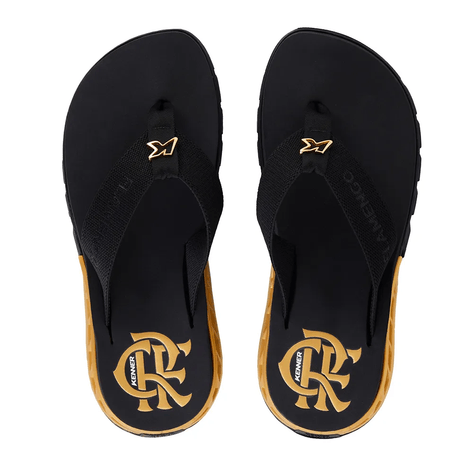 Chinelo Flamengo Rakka Gold DRR01