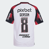 Manto Flamengo Jogo 2 2025 – Com Kit Patrocínio – Gerson 8