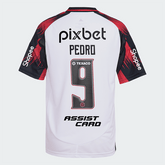 Manto Flamengo Jogo 2 2025 – Com Kit Patrocínio – Pedro 9