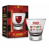 Conjunto Caipirinha Flamengo Copo + Socador - UN